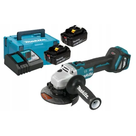 MAKITA SZLIFIERKA KĄTOWA 125mm Z REG. OBROTÓW LXT 18V 2x 5,0Ah DGA513RTJ